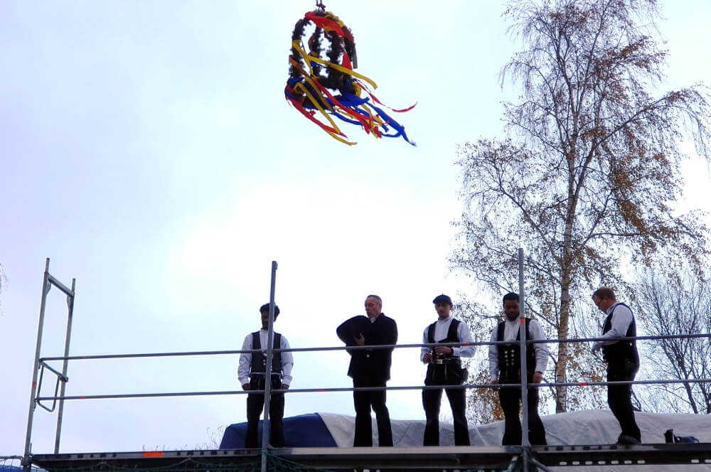 Richtfest Ferienhaus Sepel